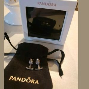 Silver PANDORA earings